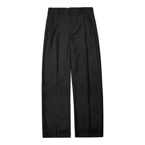 Essential Banding Wide Slacks (Black)