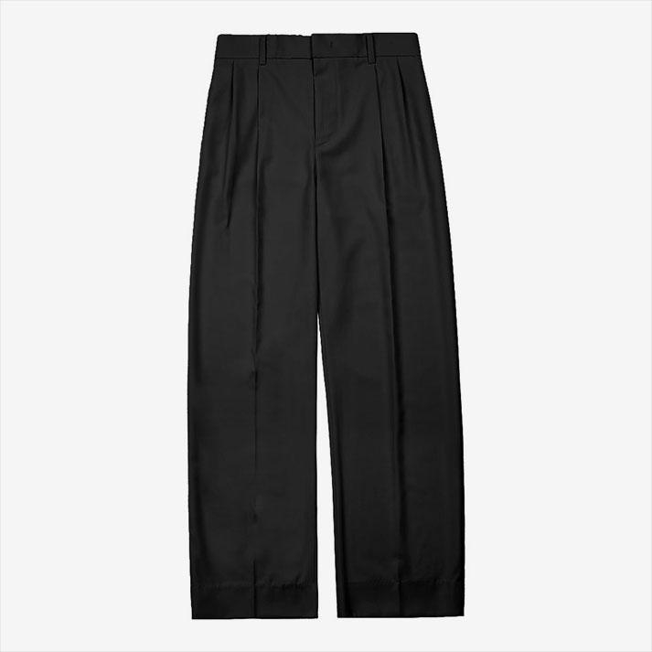 Essential Banding Wide Slacks (Black)