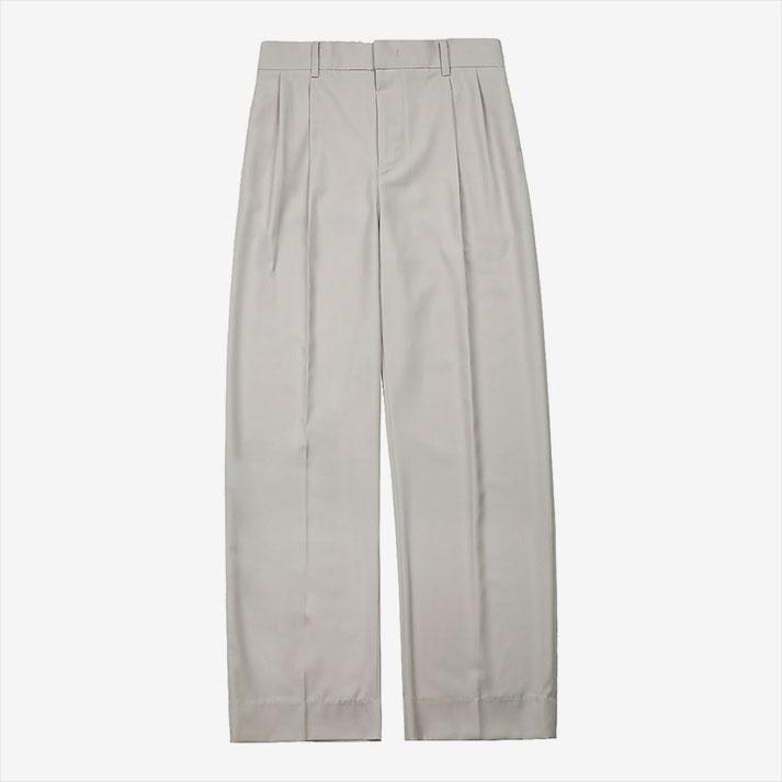 Essential Banding Wide Slacks (Oatmeal)