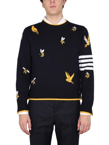 JERSEY WITH BIRDS AND BEES INLAYS MKA444A_Y1002415