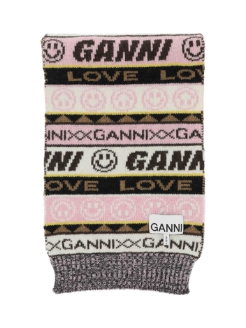 Ganni graphic scarf A4580