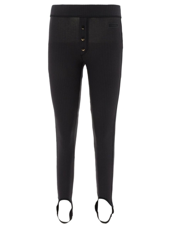 GANNI WOMENS A3474252 GREY OTHER MATERIALS PANTS A3474252