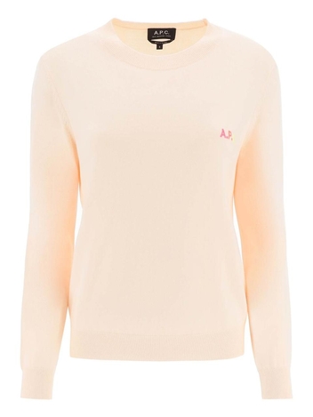 A.p.c. vera pullover with logo embroidery detail COGDK F23210