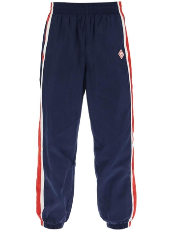 Casablanca track pants in poly taffeta MS23TR13701