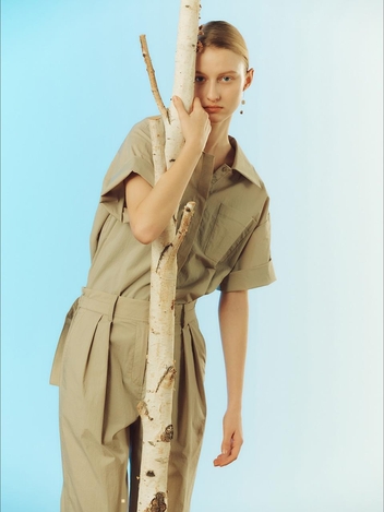 [NUVO10 누보텐]spread big pocket shirt blouse VWBLLE0100