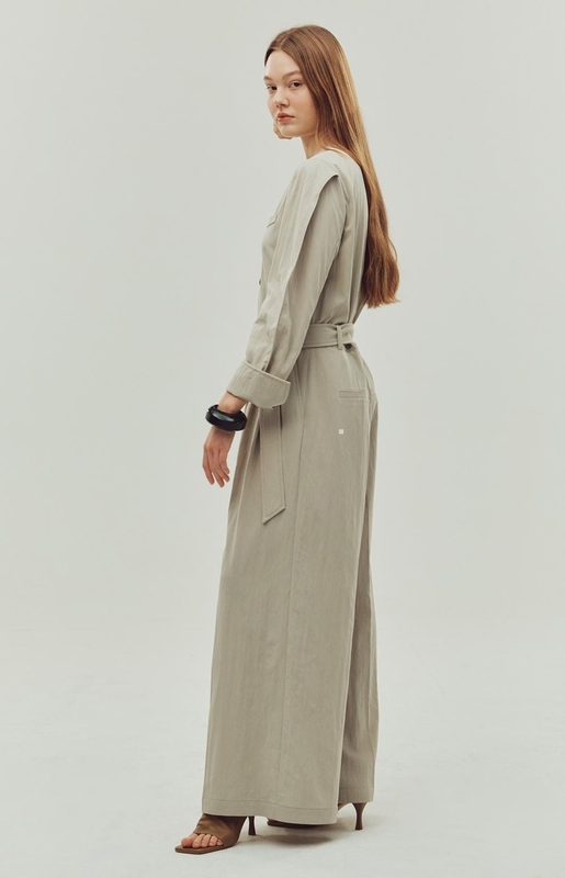 [NUVO10 누보텐]puff sleeve wide leg jump suit VWJSLC0100