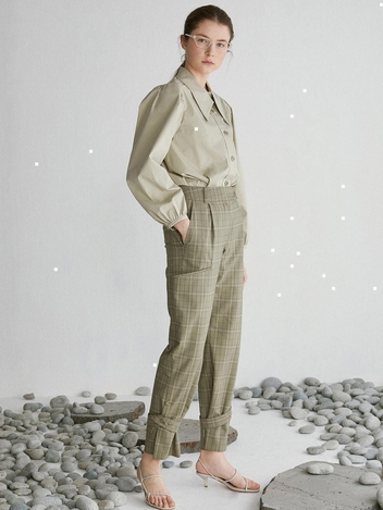[NUVO10 누보텐]strap check trouser VWPTKC0300