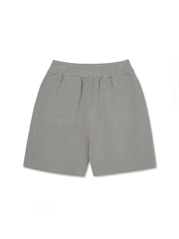 Terric Ribbed Shorts_Light Gray