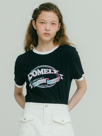 Comely Coloring Ringer T-shirts VC2334TS011M