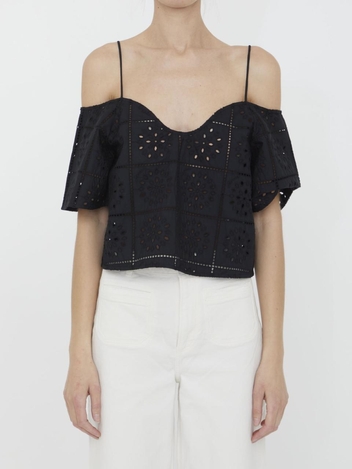 Broderie anglaise top F7846_099