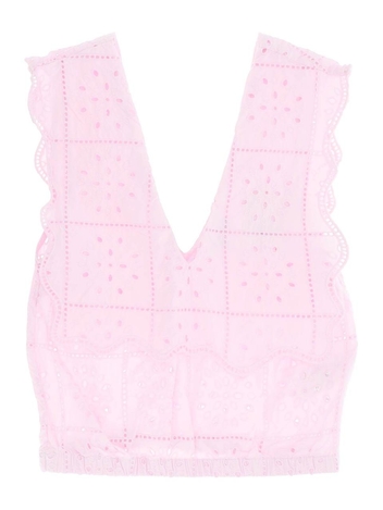 Ganni broderie anglaise top F7844