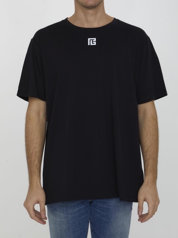 Black t-shirt with logo AH1EG010BC03_EEQ