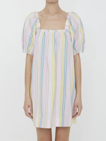 Multicolor striped dress F7980_999