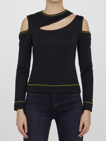 Jacquard jersey top T3349_099