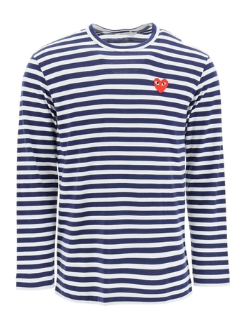 Comme des garcons play striped long sleeve t-shirt P1T010