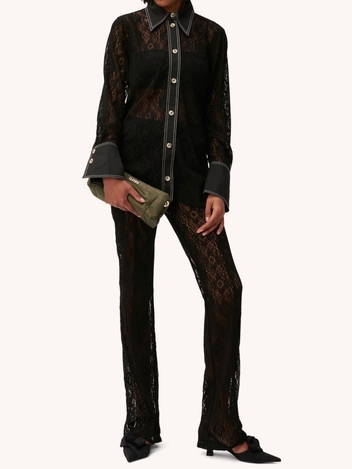 Black lace shirt 7384_099