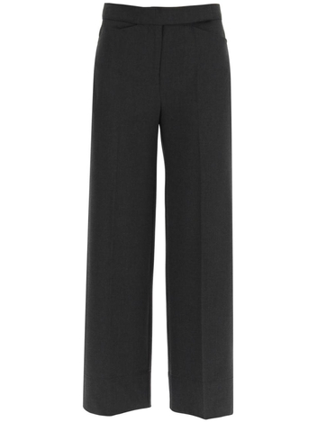 Ganni straight viscose trousers F7756