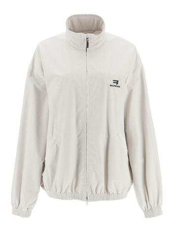 Balenciaga track jacket in technical cotton poplin 725277 TNQ25