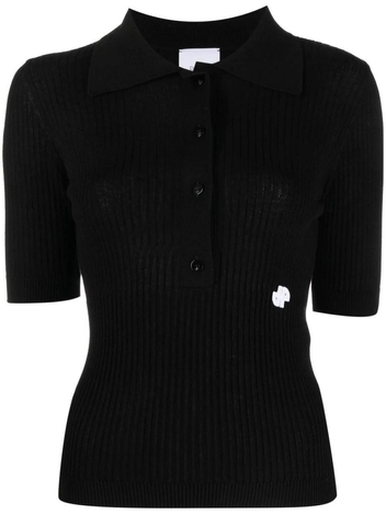 PATOU T-shirts and Polos Black KN0798051999B