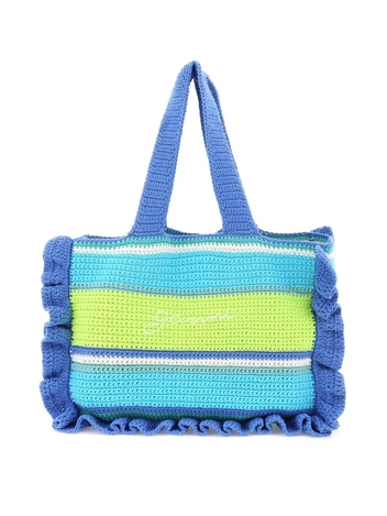 Ganni crochet tote bag A4980