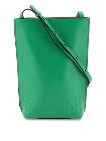 Ganni banner small crossbody bag A4477