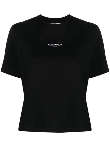 MAISON KITSUNE T-shirts and Polos Black KW00120KJ0035P199