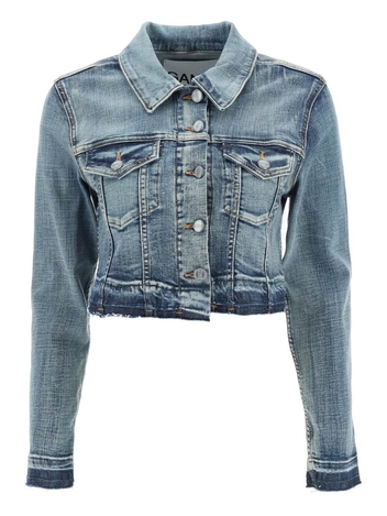 Ganni cropped denim jacket J1257