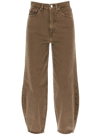 Toteme barrel leg jeans in organic cotton 232 238 748 32