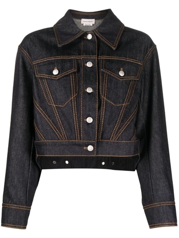 Alexander McQueen Coats Blue 748198QMACD4158