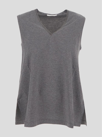 Fabiana Filippi Cotton Jersey Vest Top JED273W138D3238132