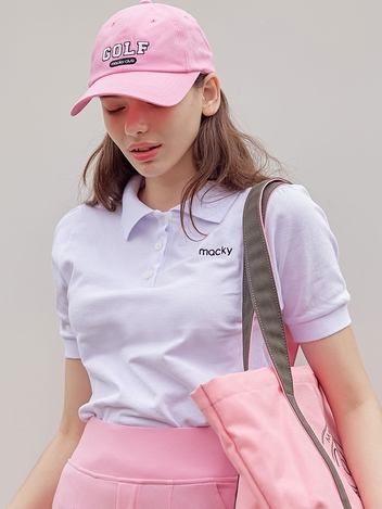 리아 퍼프 티셔츠 화이트