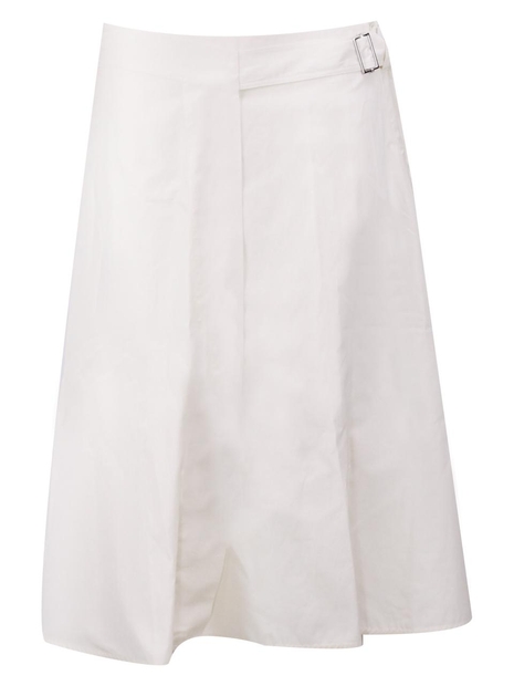 STUDIO NICHOLSON Skirts White POZA SNW-1199LIGHTWEIGHT COTTONPARCHMENT
