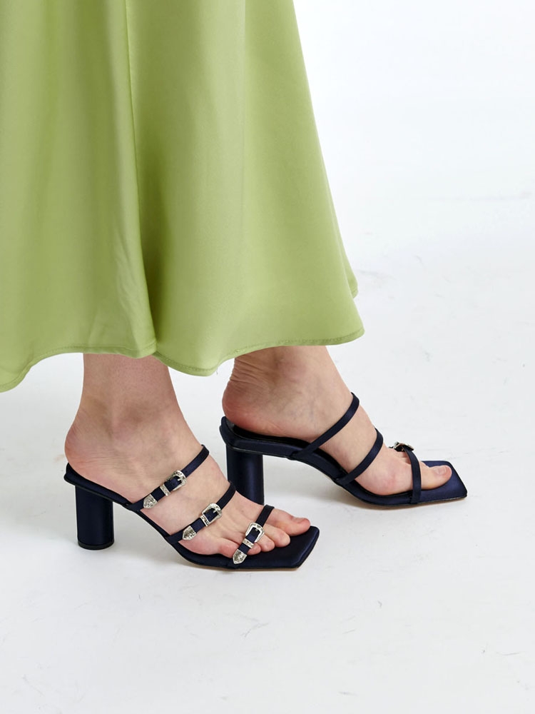 RING BUCKLE STRAP SANDAL_NAVY/RSS09NV