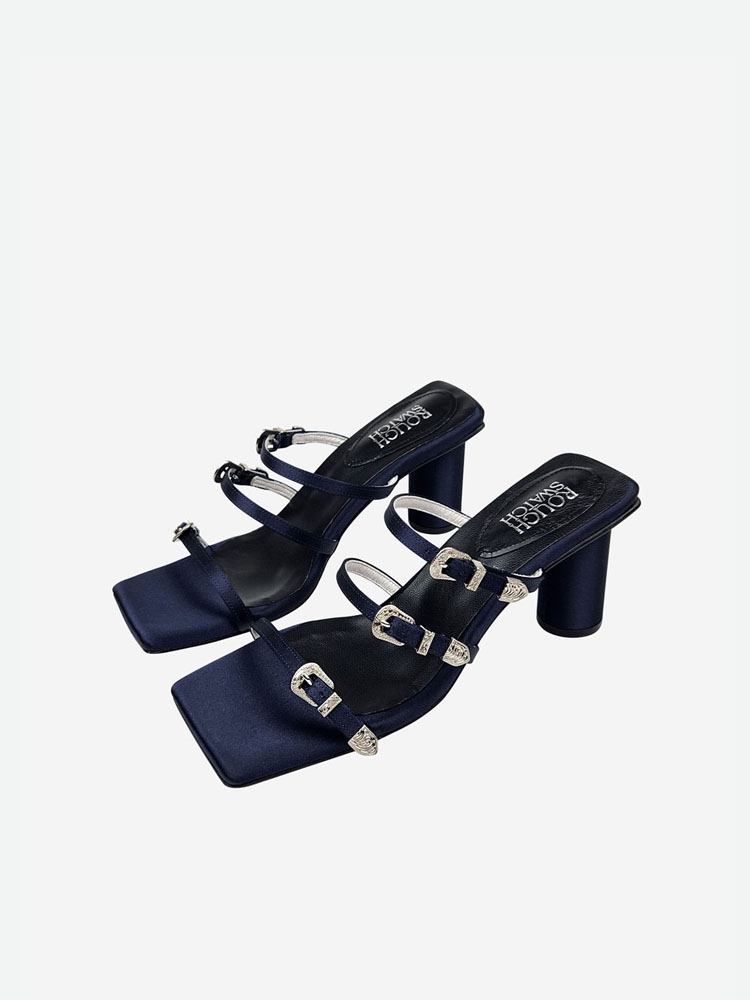 RING BUCKLE STRAP SANDAL_NAVY/RSS09NV