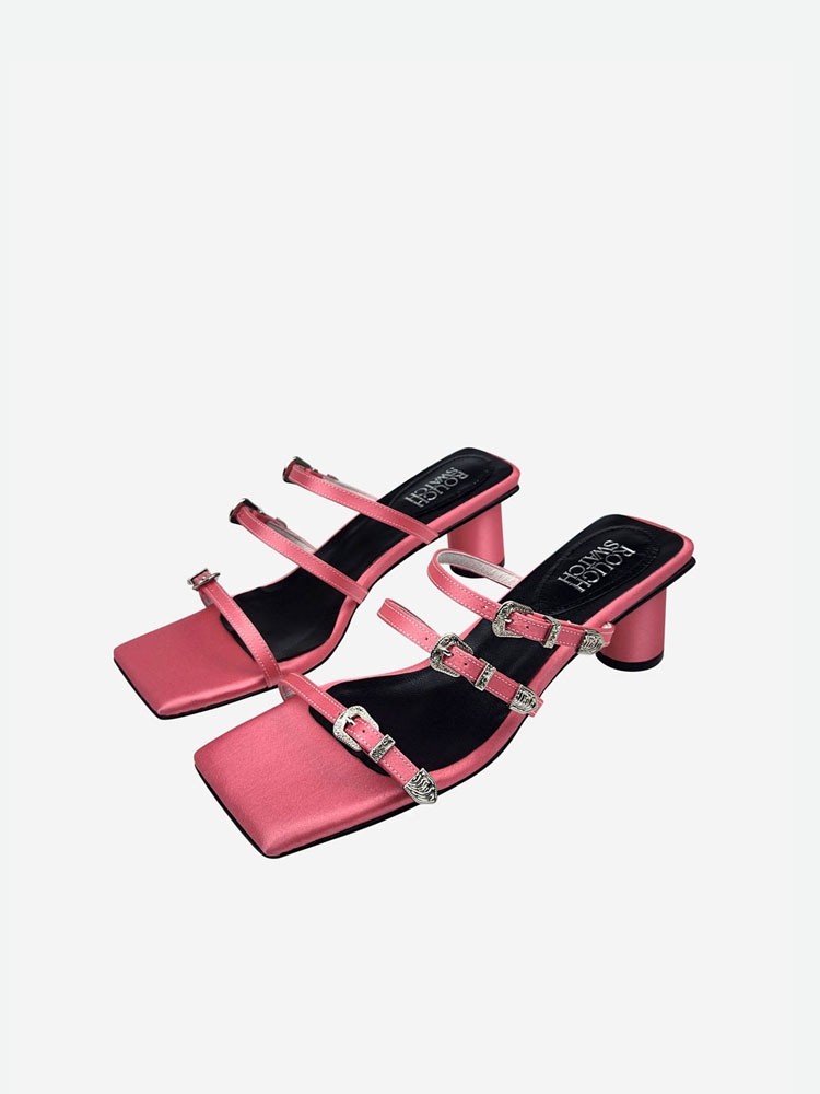 RING BUCKLE STRAP SANDAL_CORAL PINK/RSS09PK