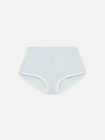 꾸레쥬 컨트라스트 미니 쇼츠 아이스블루 223JSH023JS0070