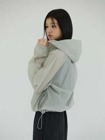 [6/13 예약배송] Light hood Jumper (Light Gray)