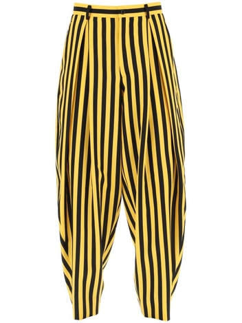 Comme des garcons homme plus striped peg top pants PK P059