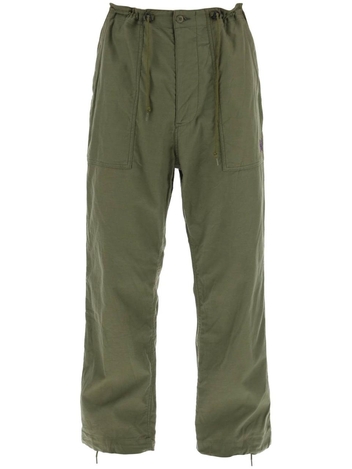 Needles fatigue pants with wide leg MR222