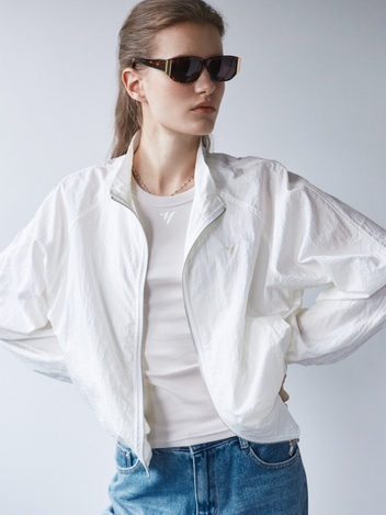NICOLE MINIMAL WINDBREAKER_CREAM