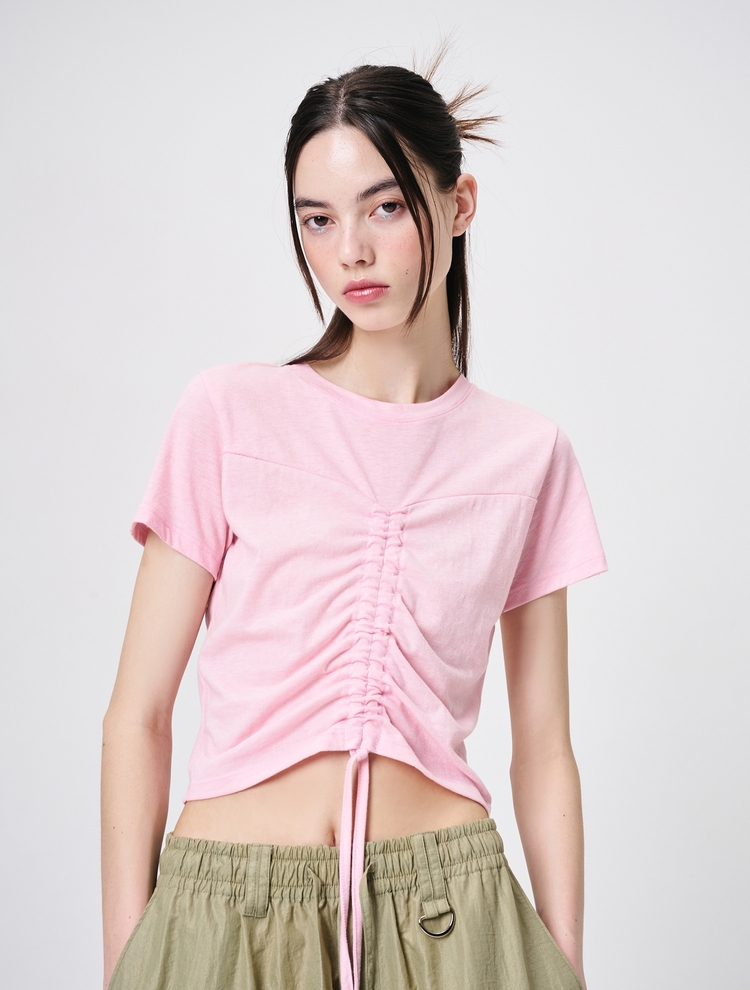 Heart String T-Shirt, Pink