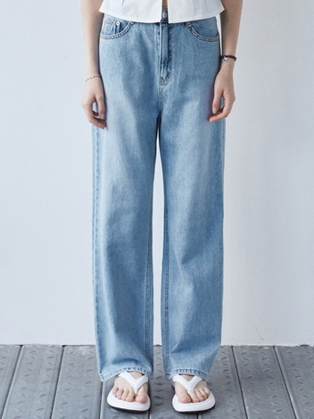 CLASSIC WIDE DENIM PANTS_BLUE