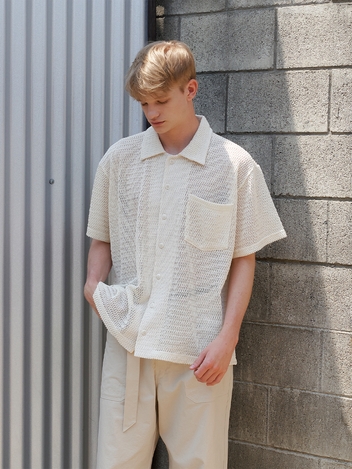 Crochet 1/2 shirts (ecru)