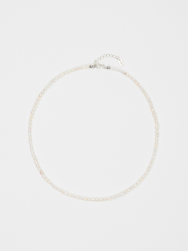 FRESHWATER PEARL CHOCKER NECKLACE (담수진주,silver925)