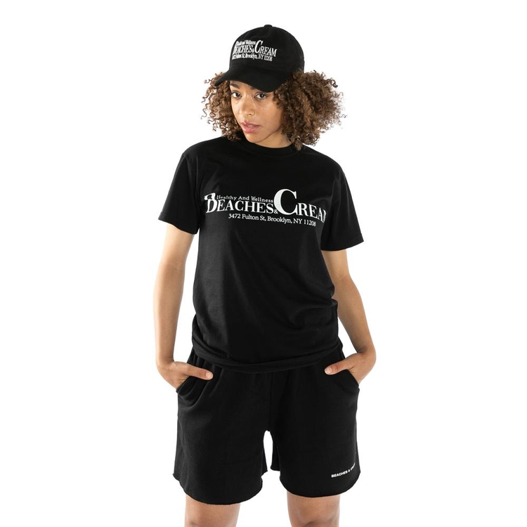 HEALTH AND WELLNESS SHORT SLEEVES-BLACK