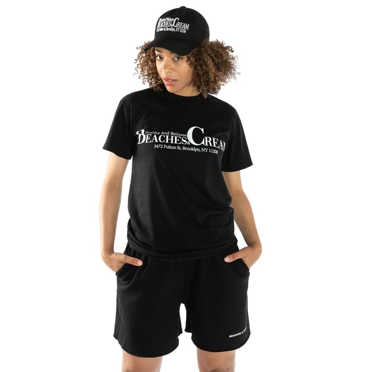 HEALTH AND WELLNESS SHORT SLEEVES-BLACK