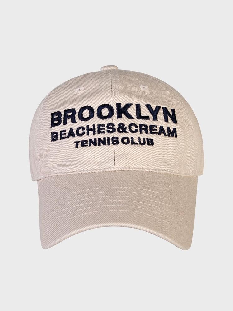 BROOKLYN TENNIS CLUB CAP-LIGHT BEIGE