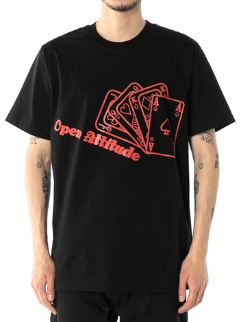 PHOTO CARD SHORT SLEEVE-BLACK (포카 반팔 - 블랙)
