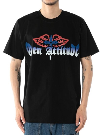 CROSSWING SHORT SLEEVE-BLACK (크로스윙 반팔 - 블랙)