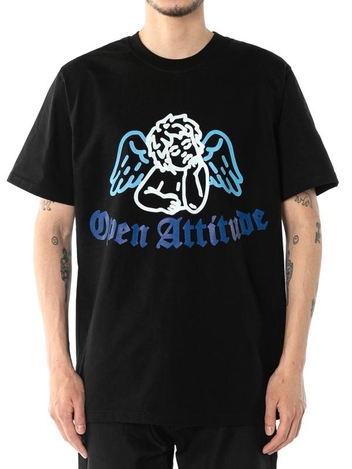 ANGEL SHORT SLEEVE-BLACK (엔젤 반팔 - 블랙)